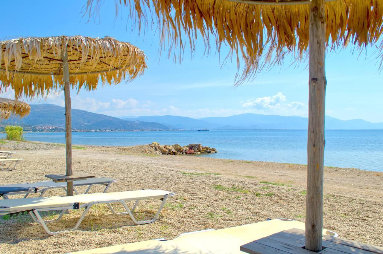 Epipleon Luxury Suites -102- Δωμάτιο 45Τμ Με Βεράντα 35Τμ Μπροστά Στη Θάλασσα Nafpaktos Luaran gambar